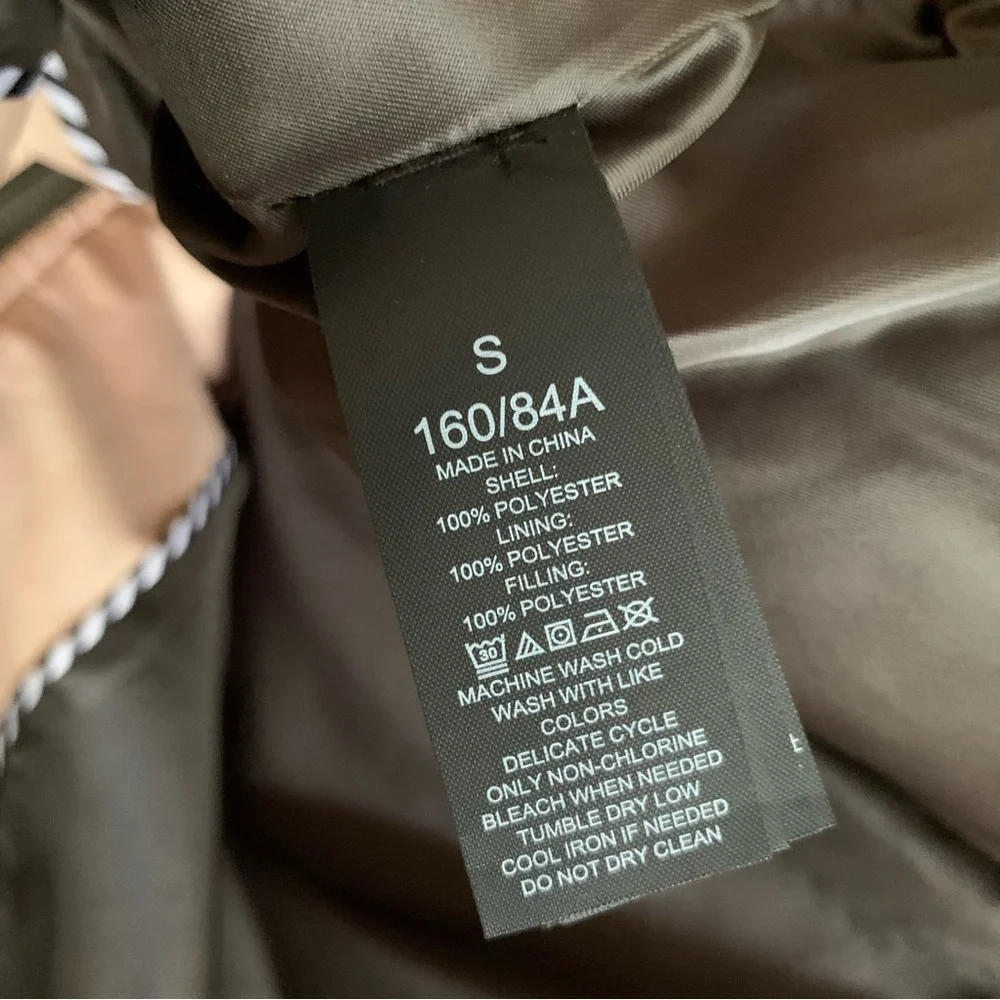 Kate Spade Quilted Puffer Vest Olive Green NWT Small